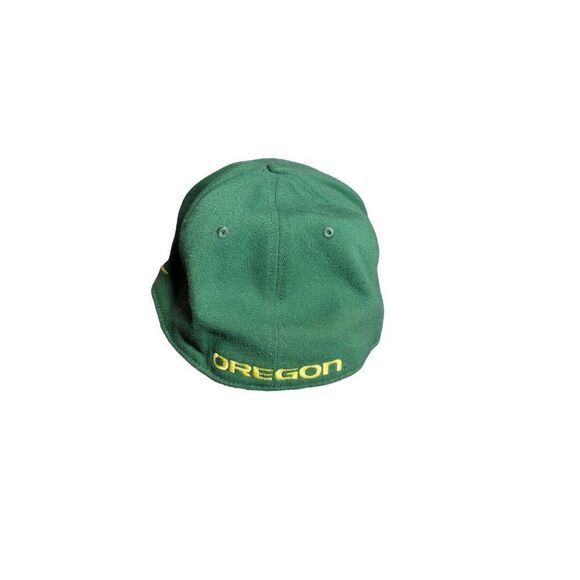 Oregon Ducks Hat Adult OSFM Green Yellow Nike DriFit Football Baseball Cap - Picture 4 of 5